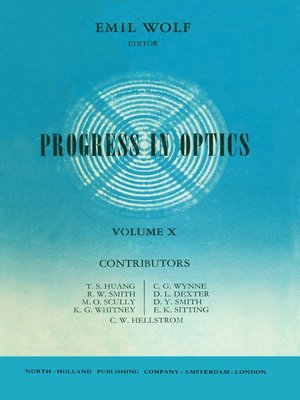 cover image of Progress in Optics